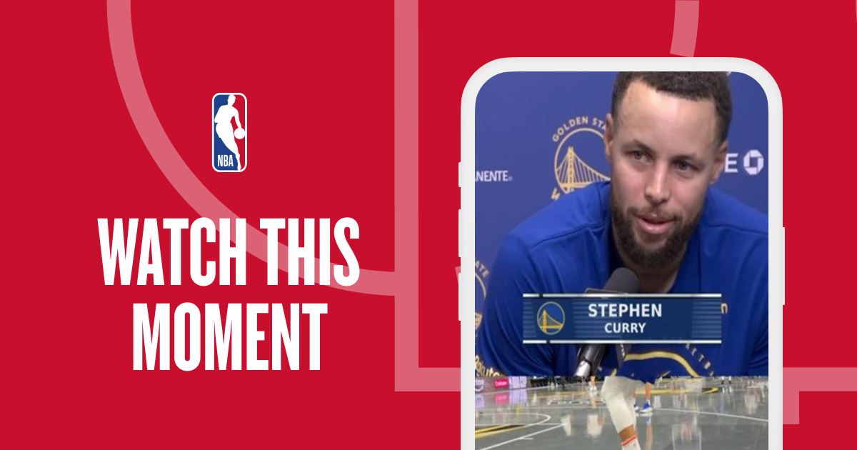 Steph On Why He Chose To Wear Kobe Mambacitas Pregame vs. Spurs 🎤